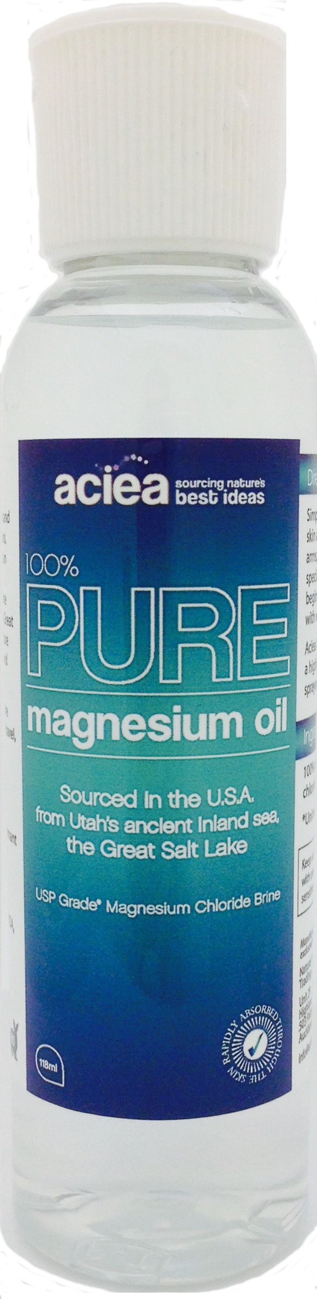 Aciea 100% Pure Magnesium Oil 118ml