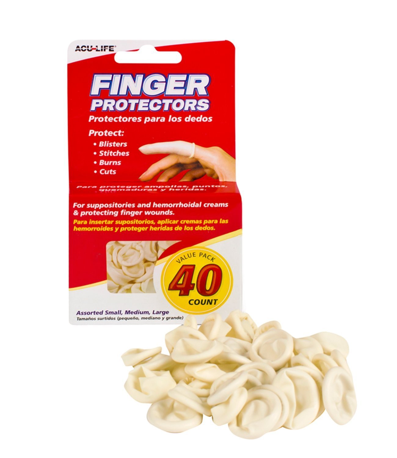 Acu-life Finger Protectors 40 Count