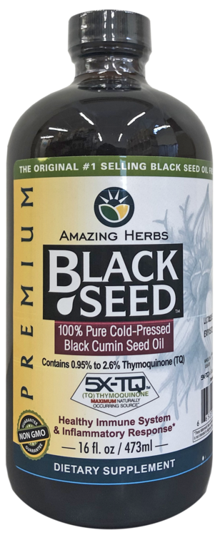 Amazing Herbs Black Seed Oil 473ml