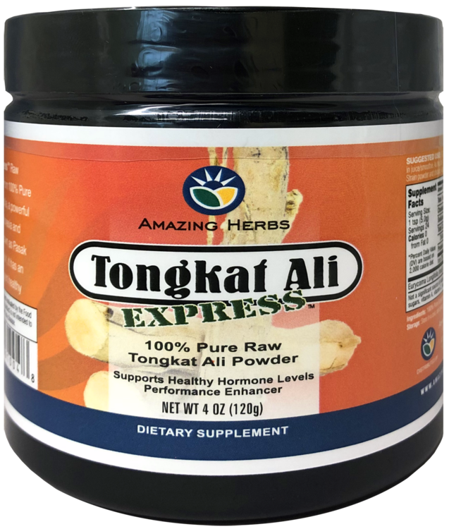 Amazing Herbs Tongkat Ali Express Pure Raw Powder 120g