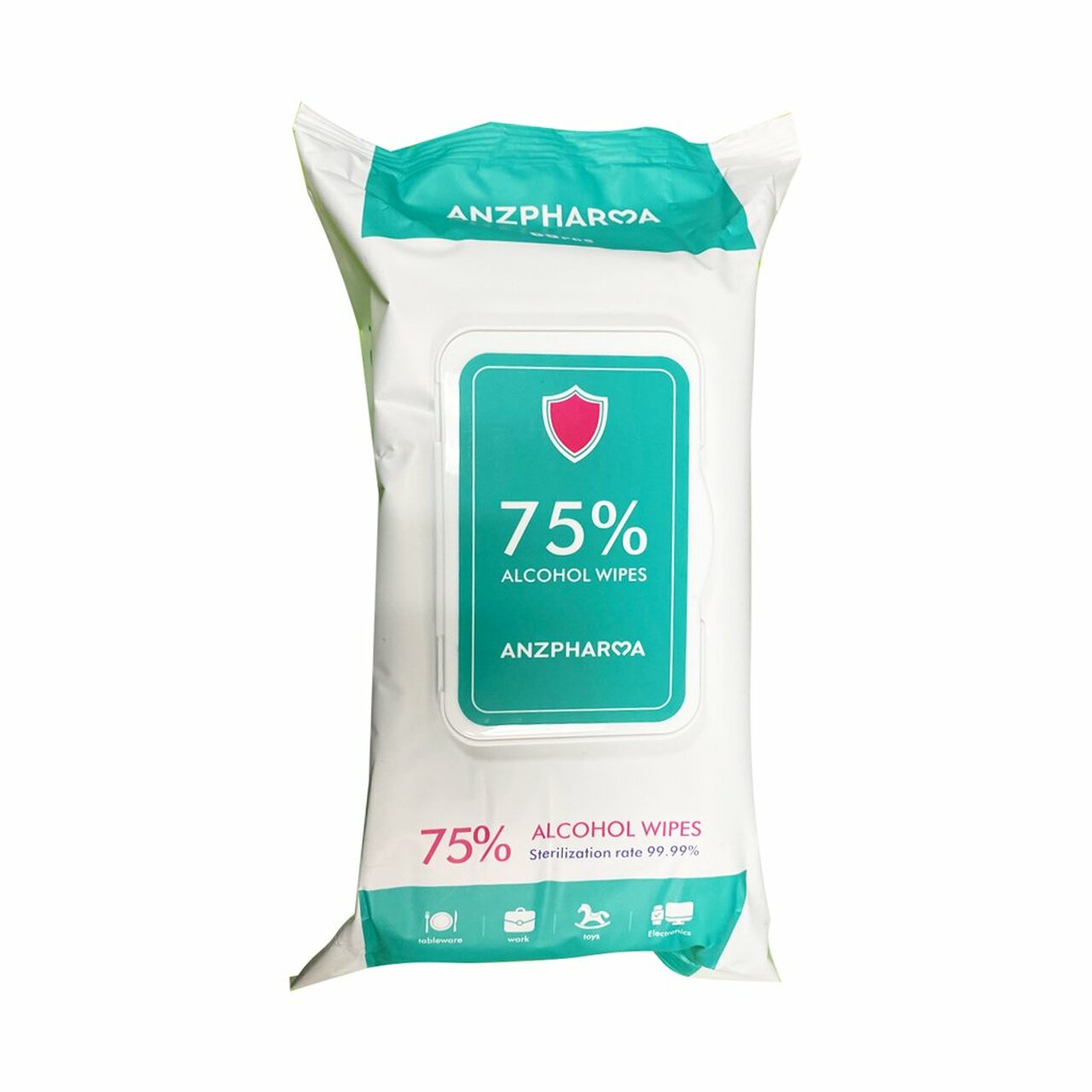 ANZ Pharma 75% Alcohol Wipes 60s