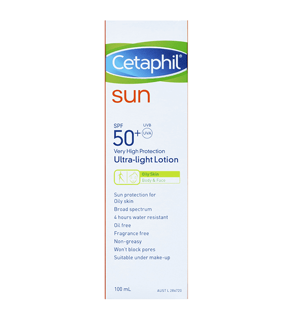 Cetaphil Sun Sunscreen SPF50+ Ultra Light 100ml