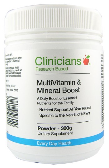 Clinicians MultiVitamin & Mineral Boost Powder 300g