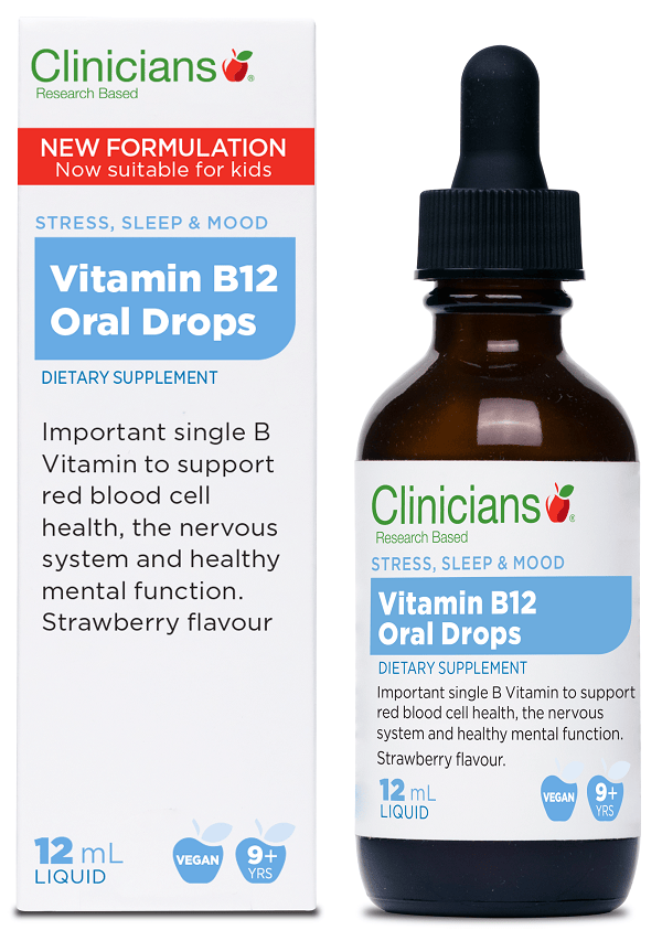Clinicians Vitamin B12 Oral Drops 12ml