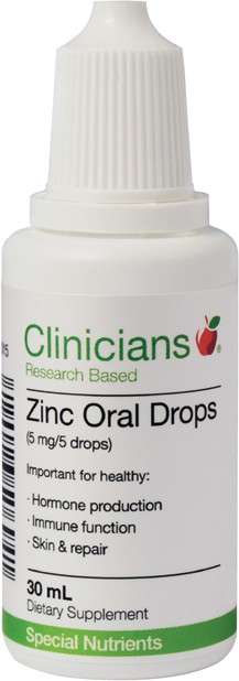 Clinicians Zinc Oral Drops 30ml