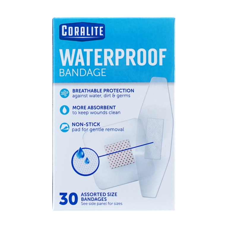 Coralite Bandage Waterproof Assorted Clear Plasters 30 Pieces - Image 3