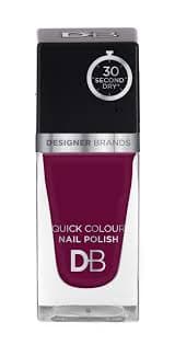 Designer Brands Quick Colour Nail Polish 15.5ml Aubergine