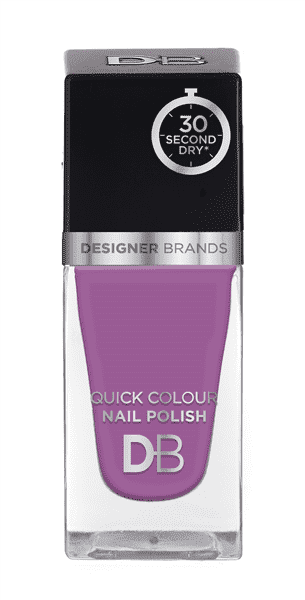 Designer Brands Quick Colour Nail Polish 15.5ml Lavender