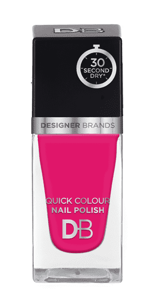Designer Brands Quick Colour Nail Polish 15.5ml Pink Flamingo