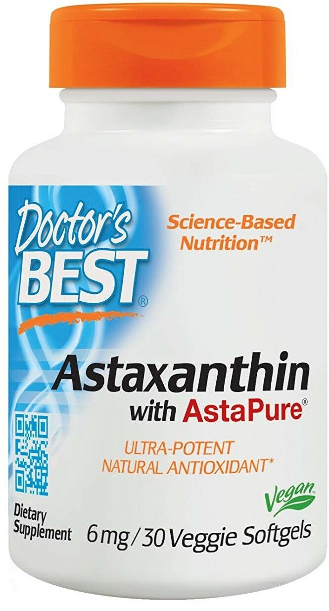 Doctor's Best Astaxanthin 6mg 30 Softgels