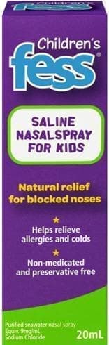 Fess Childrens Saline Nasal Spray 20ml