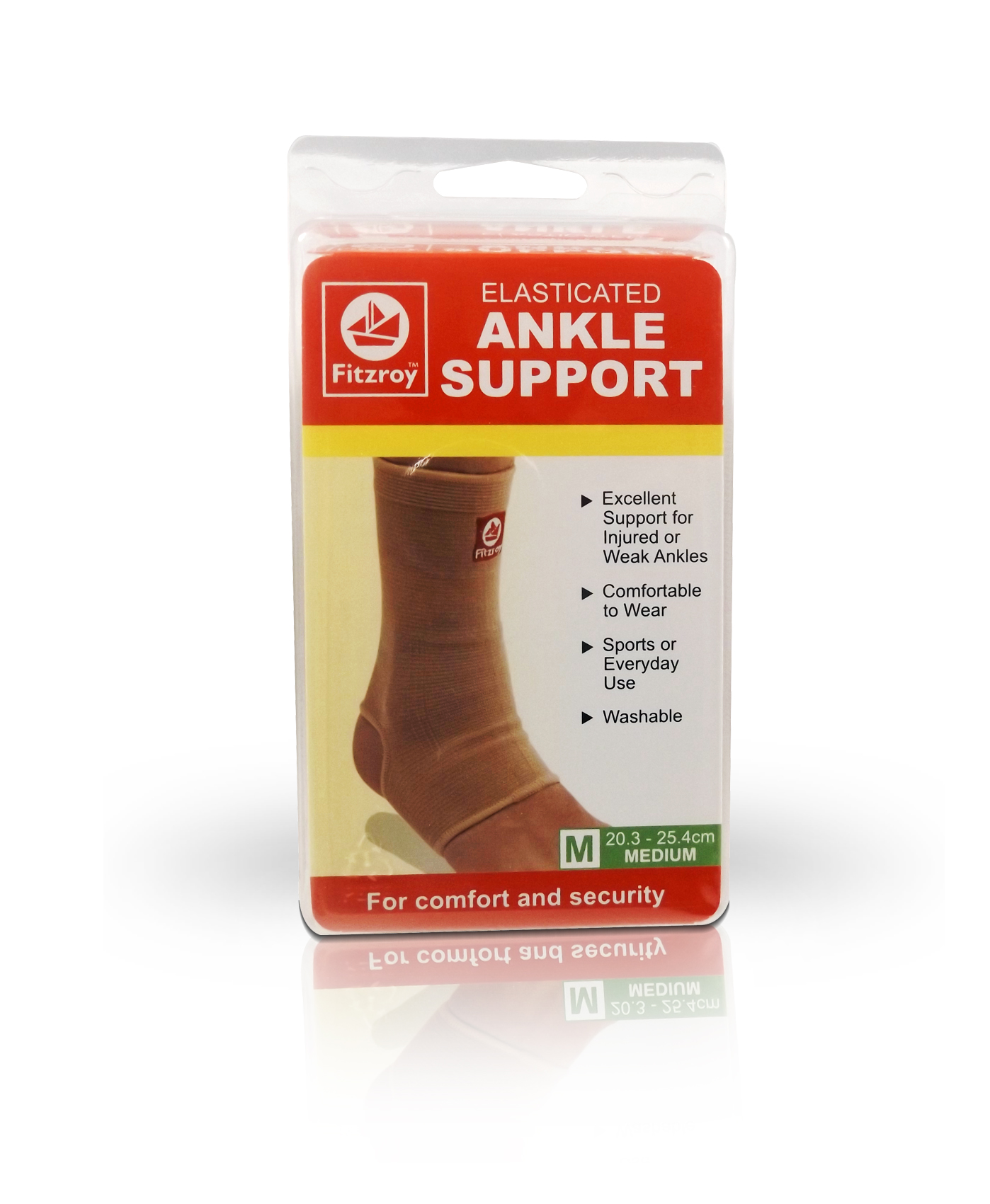 Fitzroy Elasticated Ankle Support - Medium Size