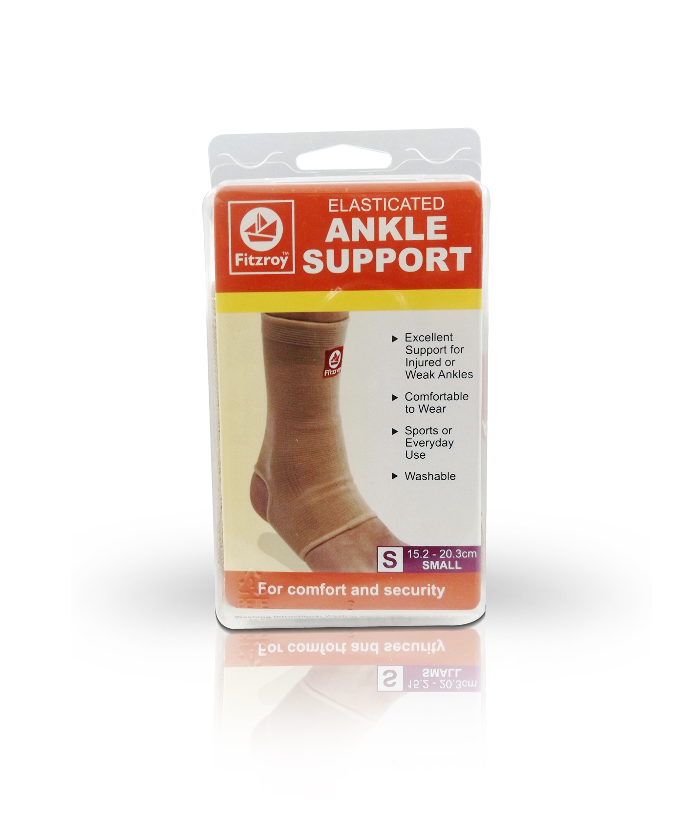 Fitzroy Elasticated Ankle Support - Small Size
