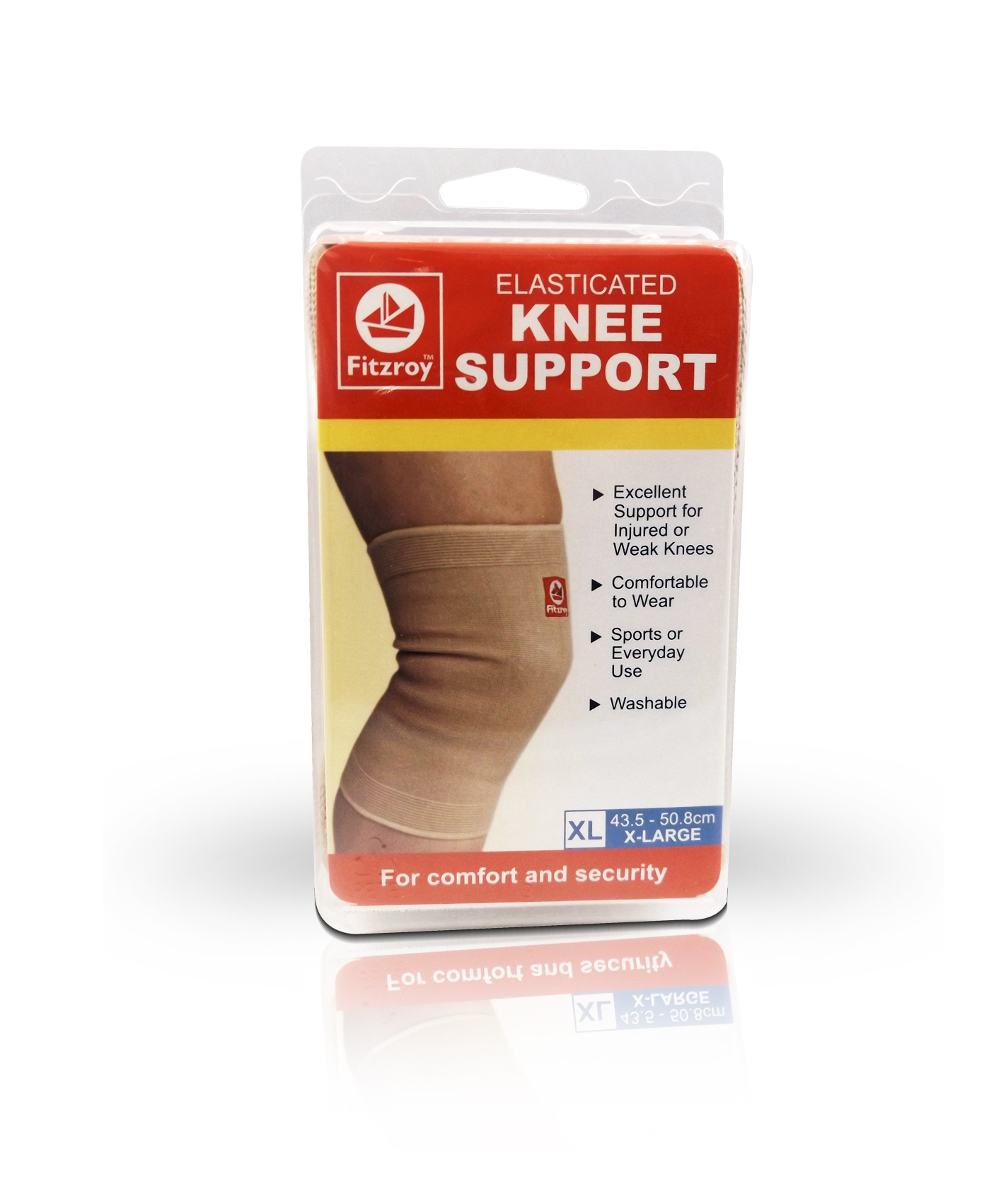 Fitzroy Elasticated Knee Support - X-Large Size