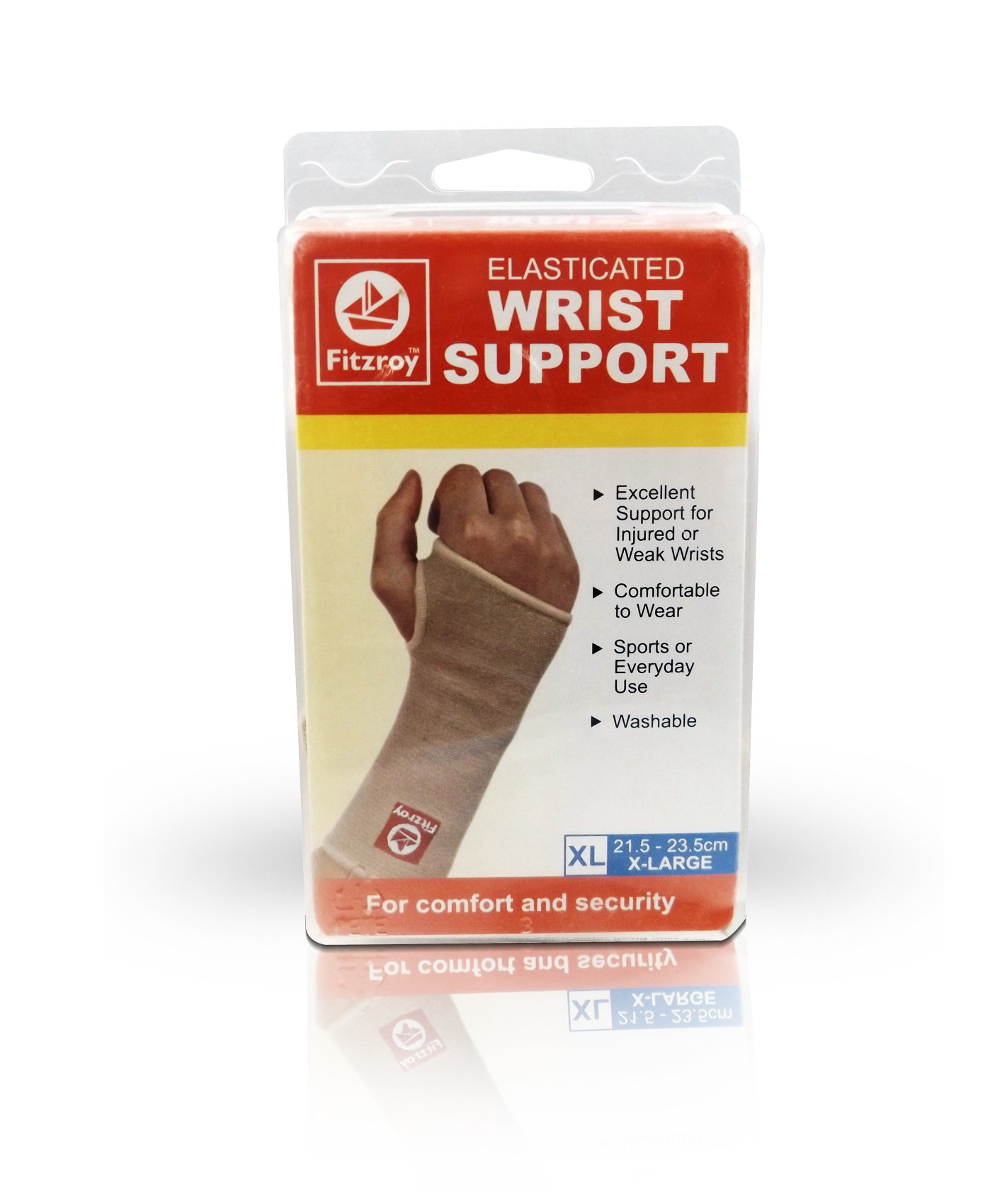 Fitzroy Elasticated Wrist Support - X-Large Size