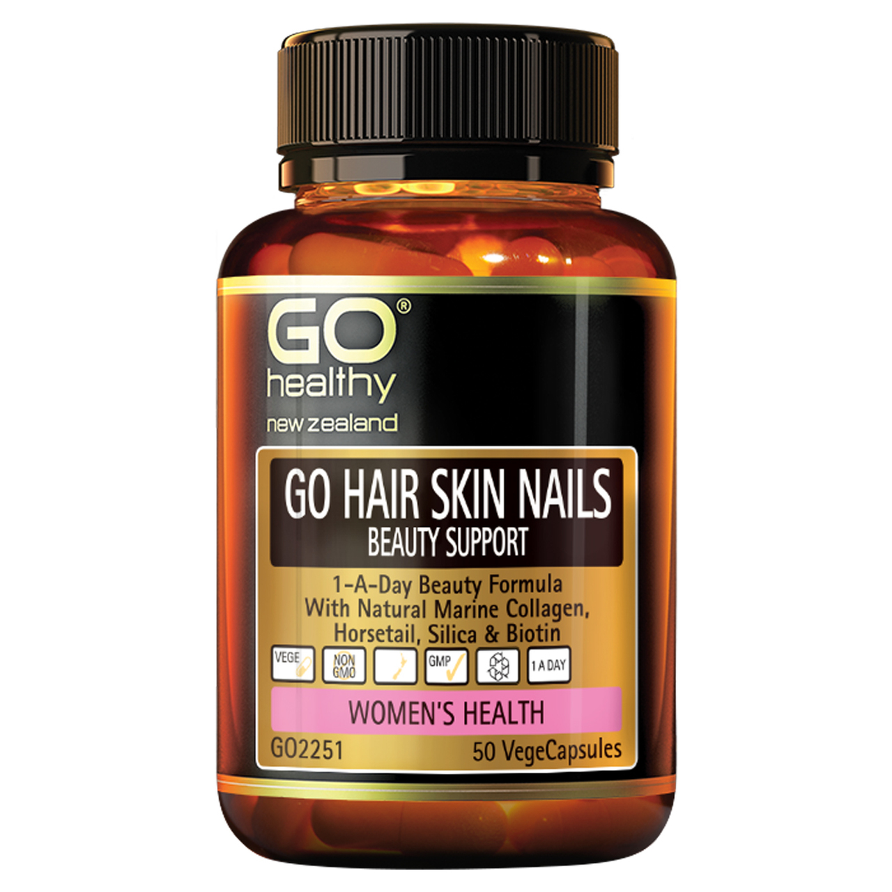GO Healthy GO Hair Skin Nails 50 Capsules