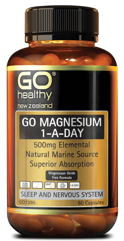 GO Healthy GO Magnesium 1-A-Day 500mg 60 Capsules
