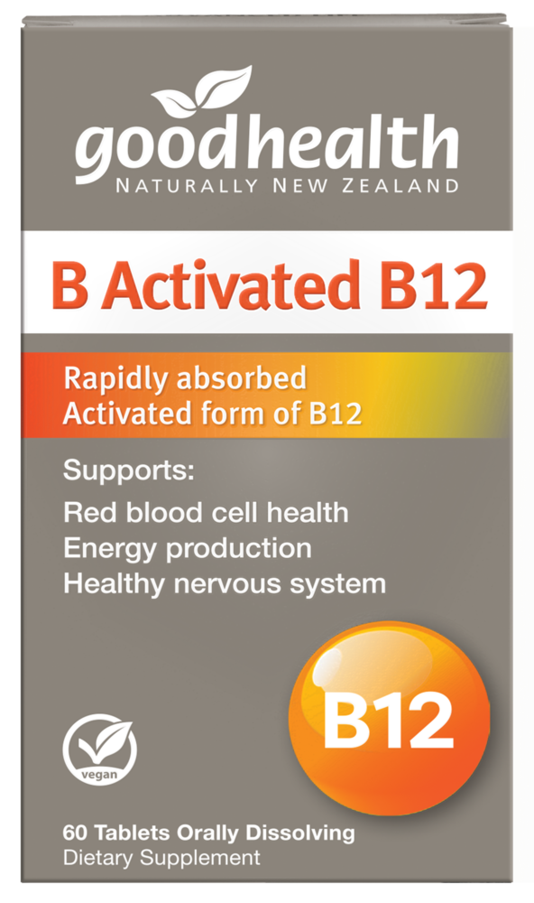 Good Health B Activated Vitamin B12 60 Tablets