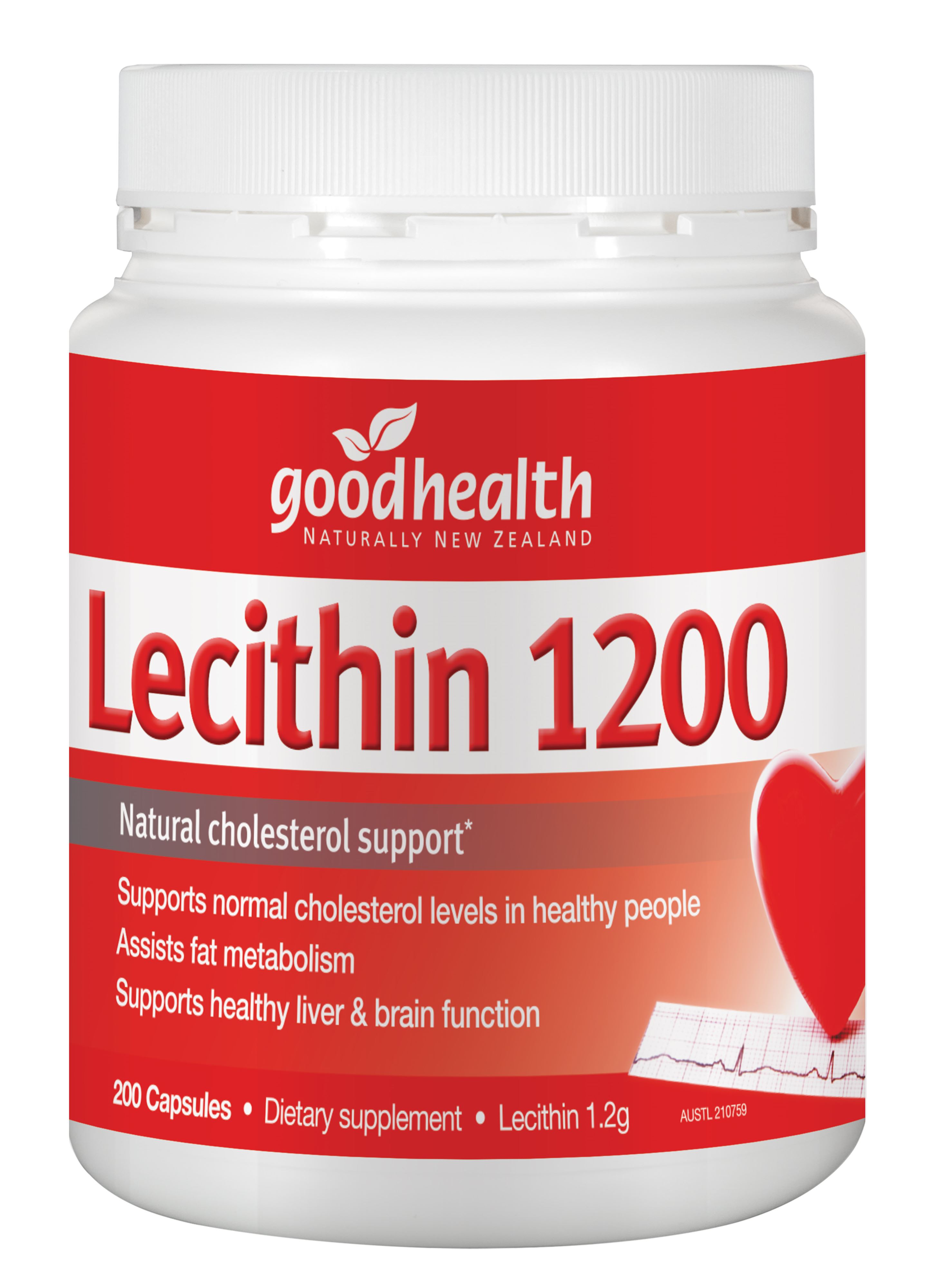 Good Health Lecithin 1200mg 200 Capsules