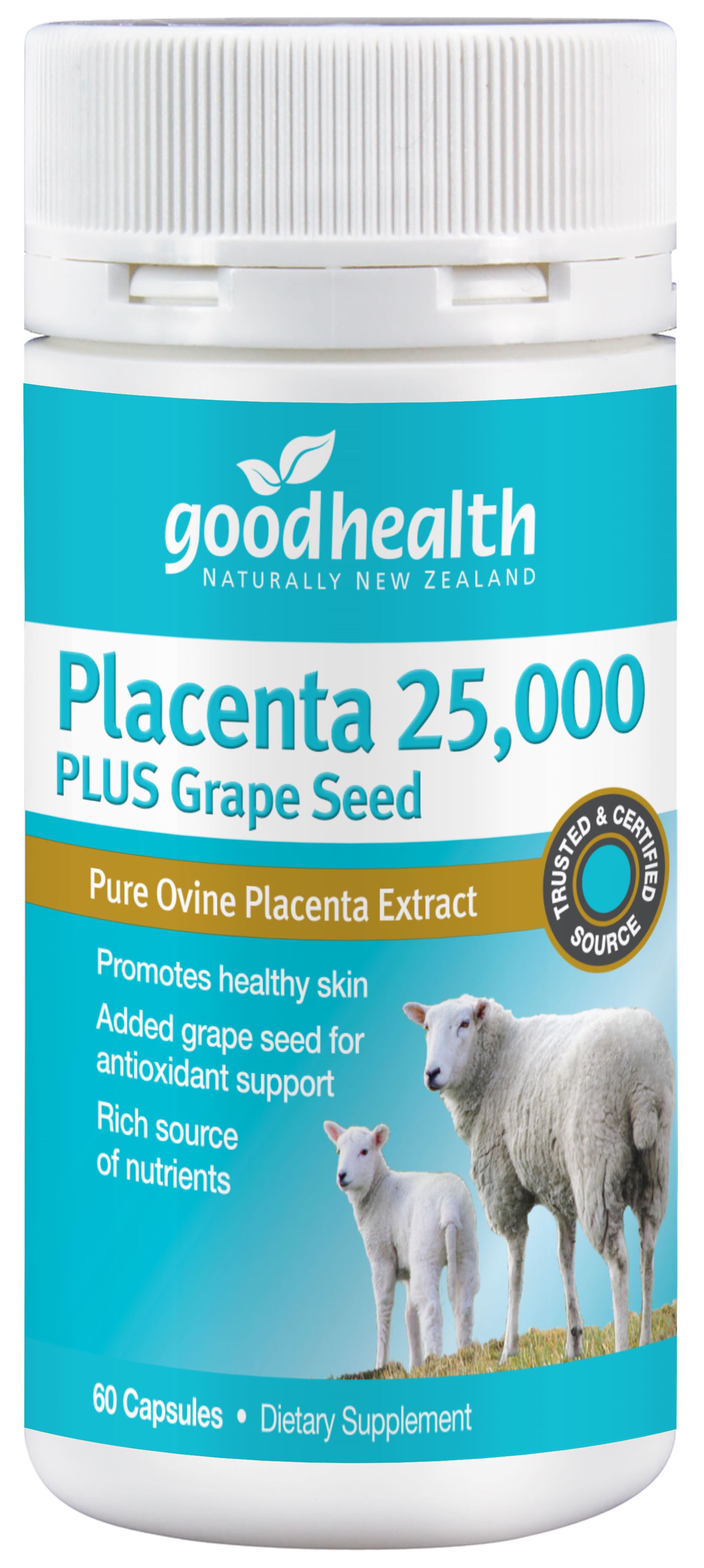 Good Health Placenta 60 Capsules
