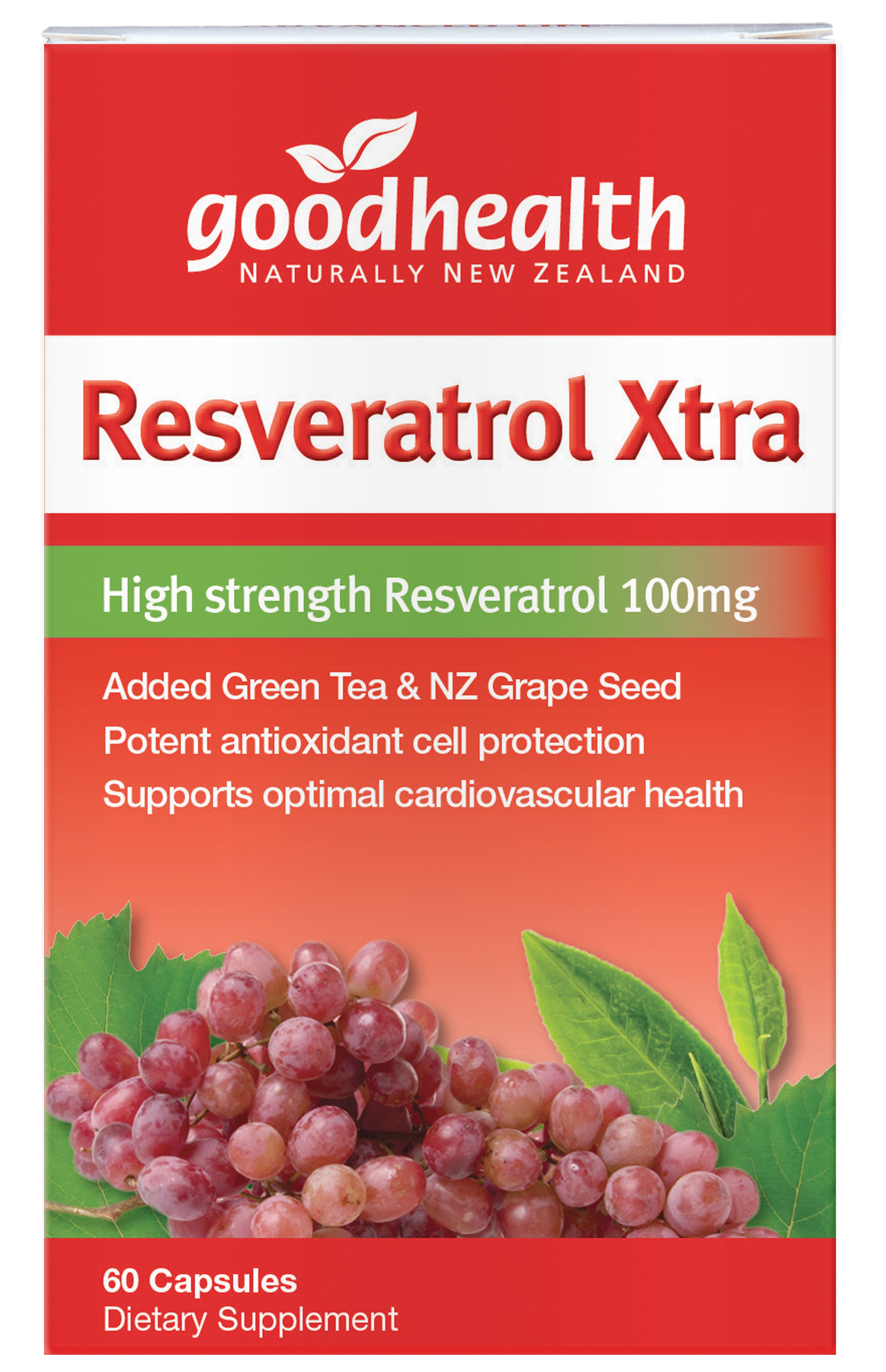 Good Health Resveratrol Xtra 60 Capsules