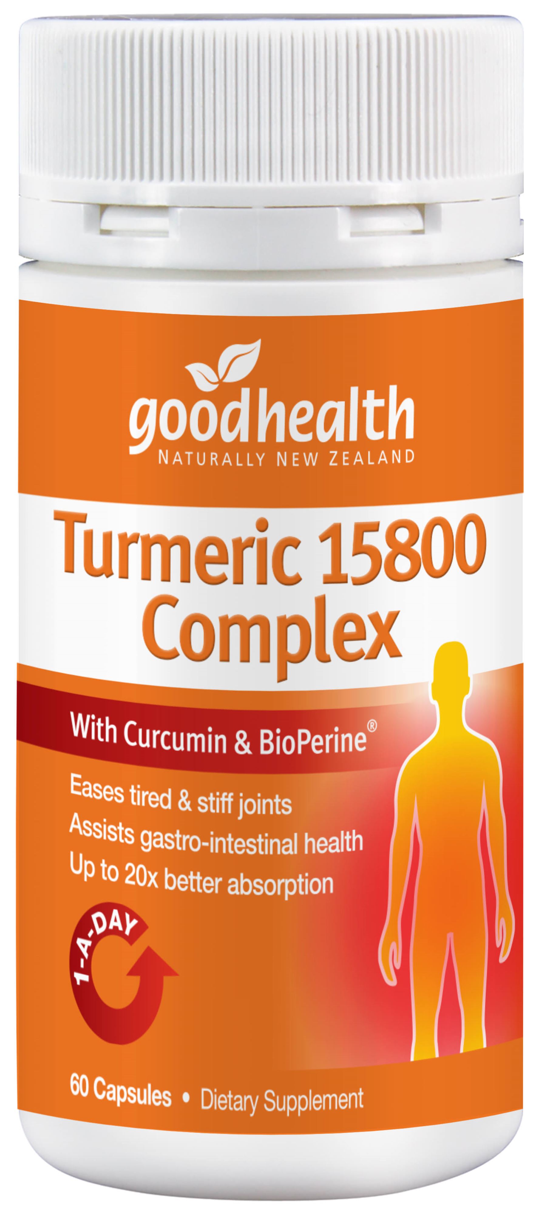 Good Health Turmeric 15800 Complex 60 Capsules