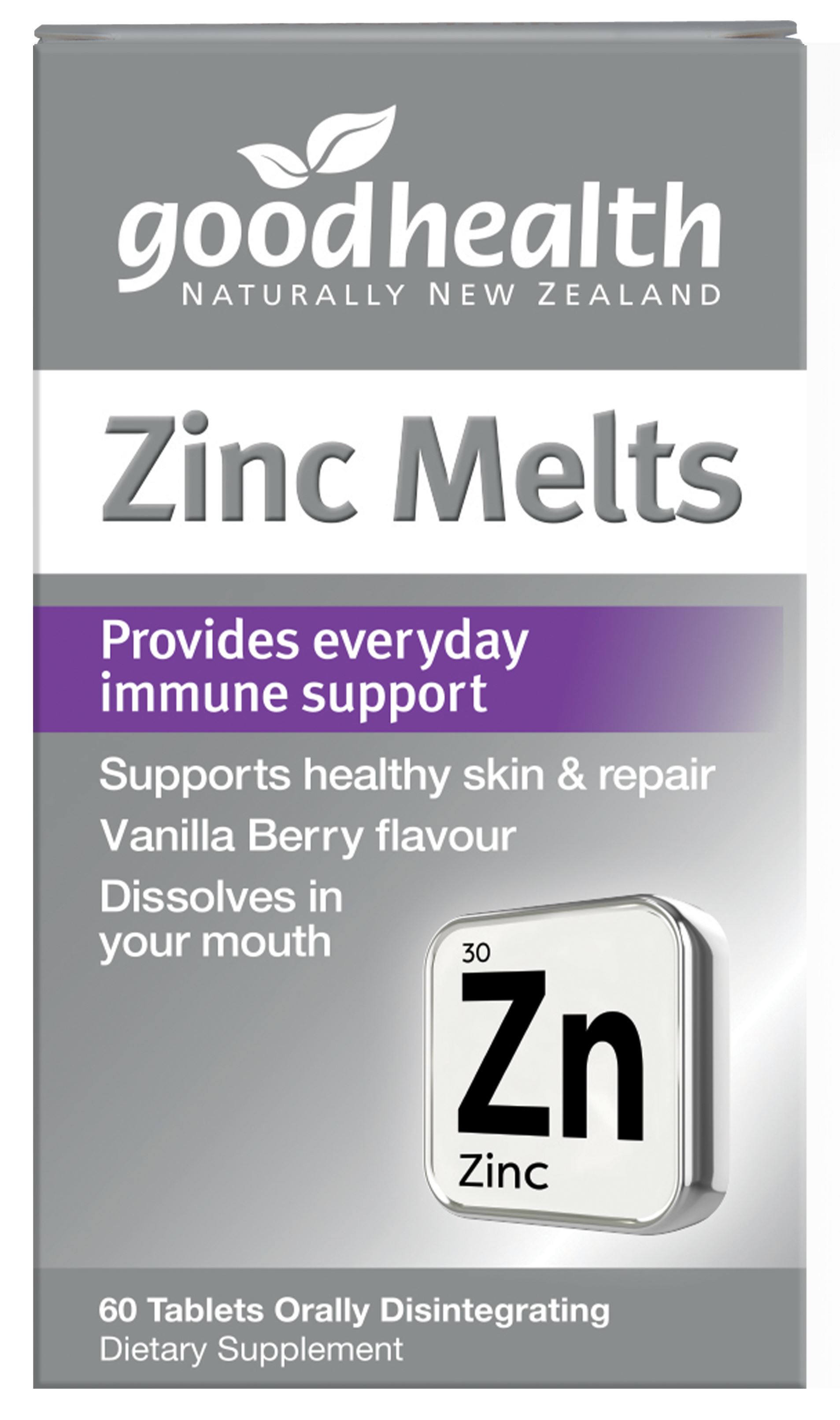 Good Health Zinc Melts 60 Tablets