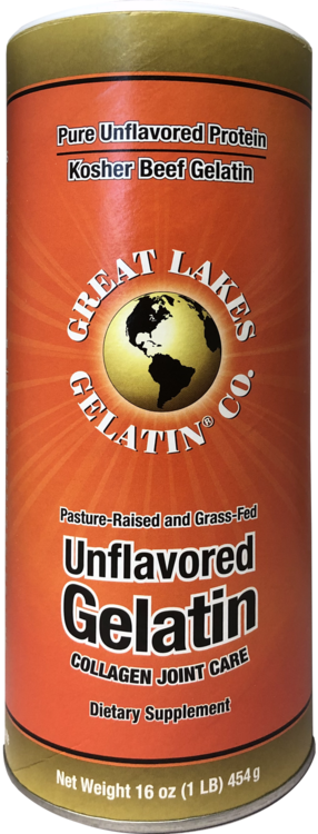 Great Lakes Gelatin Co. Beef Hide Gelatin Collagen Powder 454g