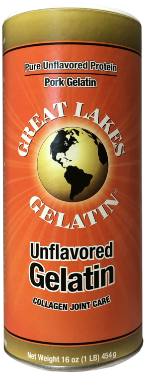 Great Lakes Gelatin Co. Pork Hide Gelatin Collagen Powder 454g
