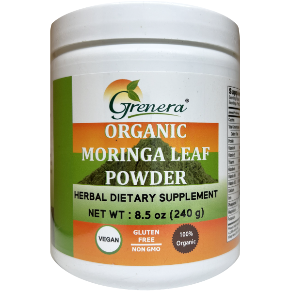 Grenera Moringa Leaf Powder Organic 240g