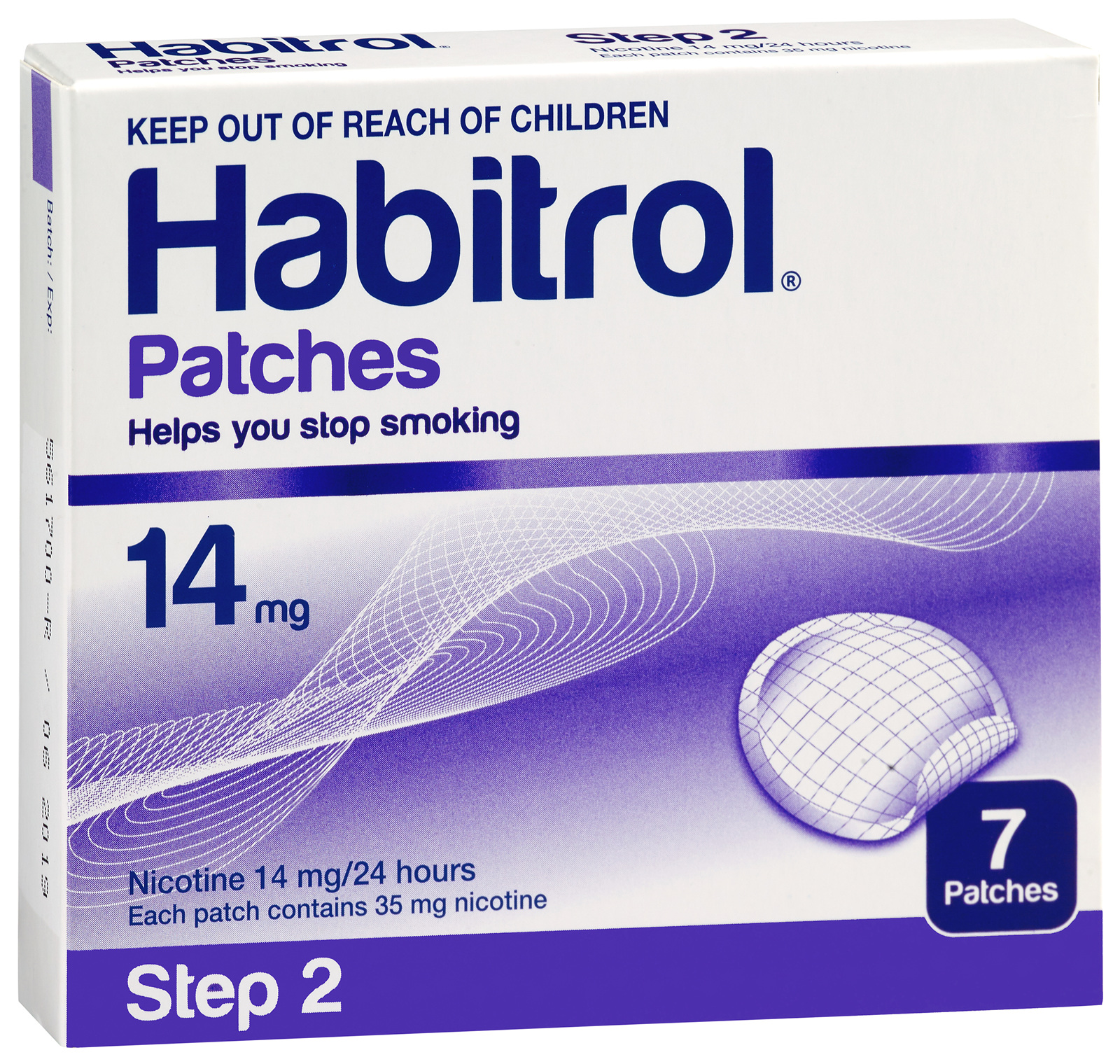 Habitrol Nicotine Patches Step 2 14mg 7 Patches