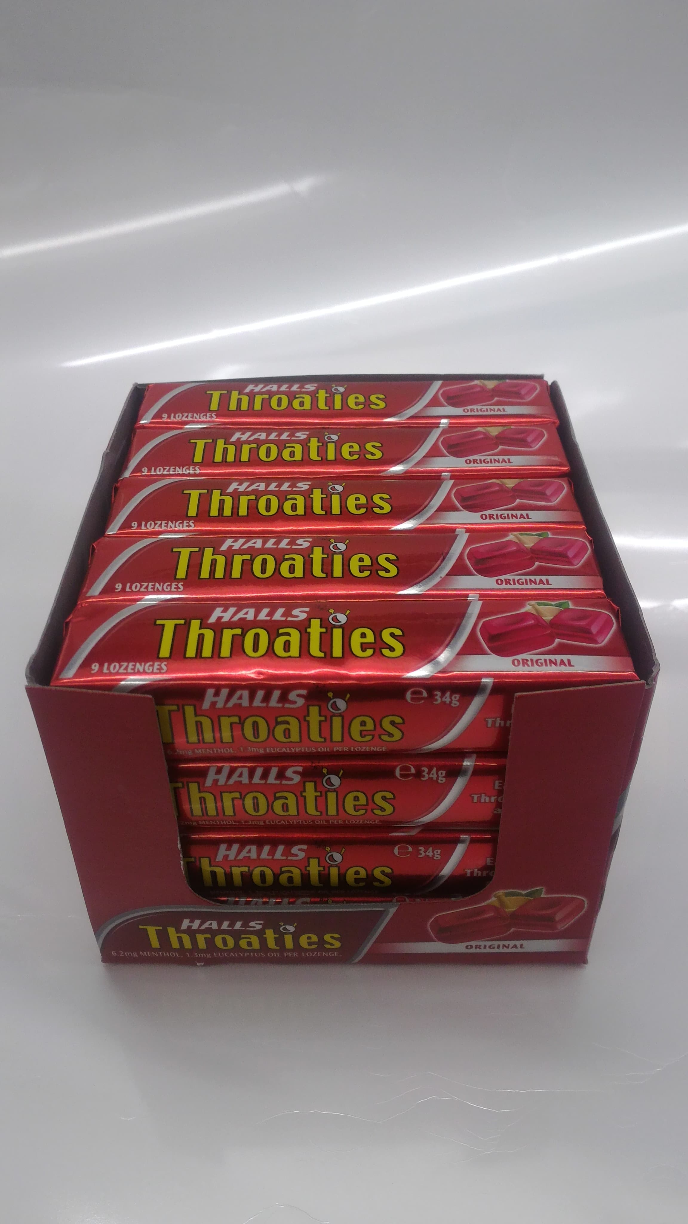 Halls Original Throaties 20 Sticks