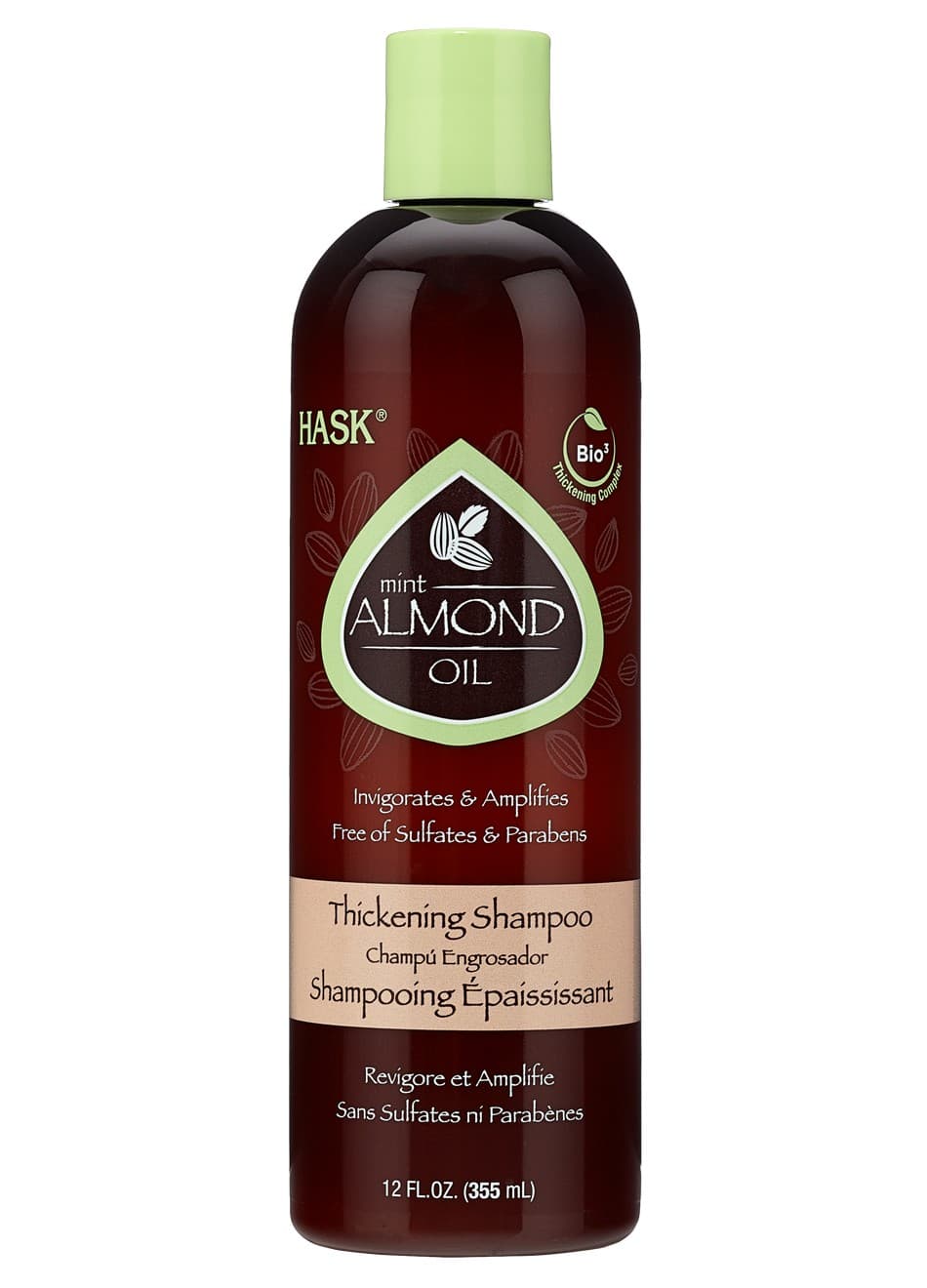 Hask Mint Almond Thickening Shampoo 355ml