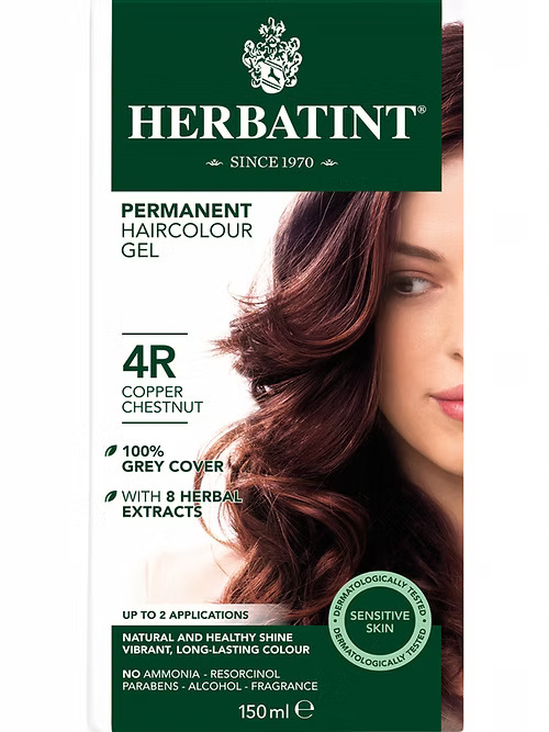 Herbatint Permanent Haircolour Gel 4R Copper Chestnut 170ml