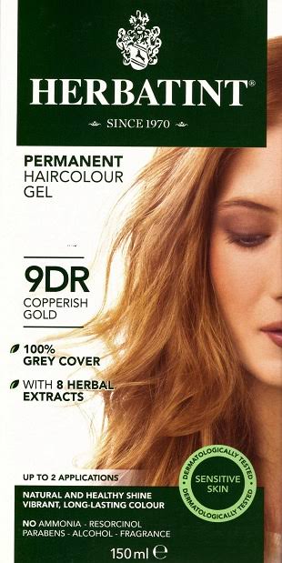 Herbatint Permanent Haircolour Gel 9DR Copperish Gold 170ml