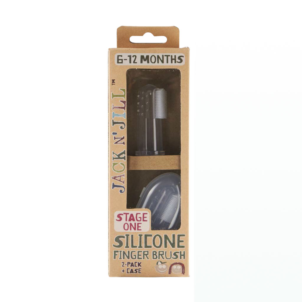 Jack N Jill Silicone Finger Brush & Case