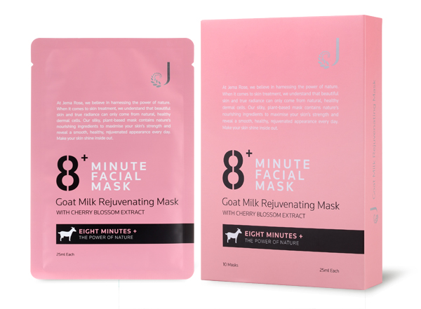 8+ Minute Goat Milk Rejuvenating Facial Mask 7 Pieces