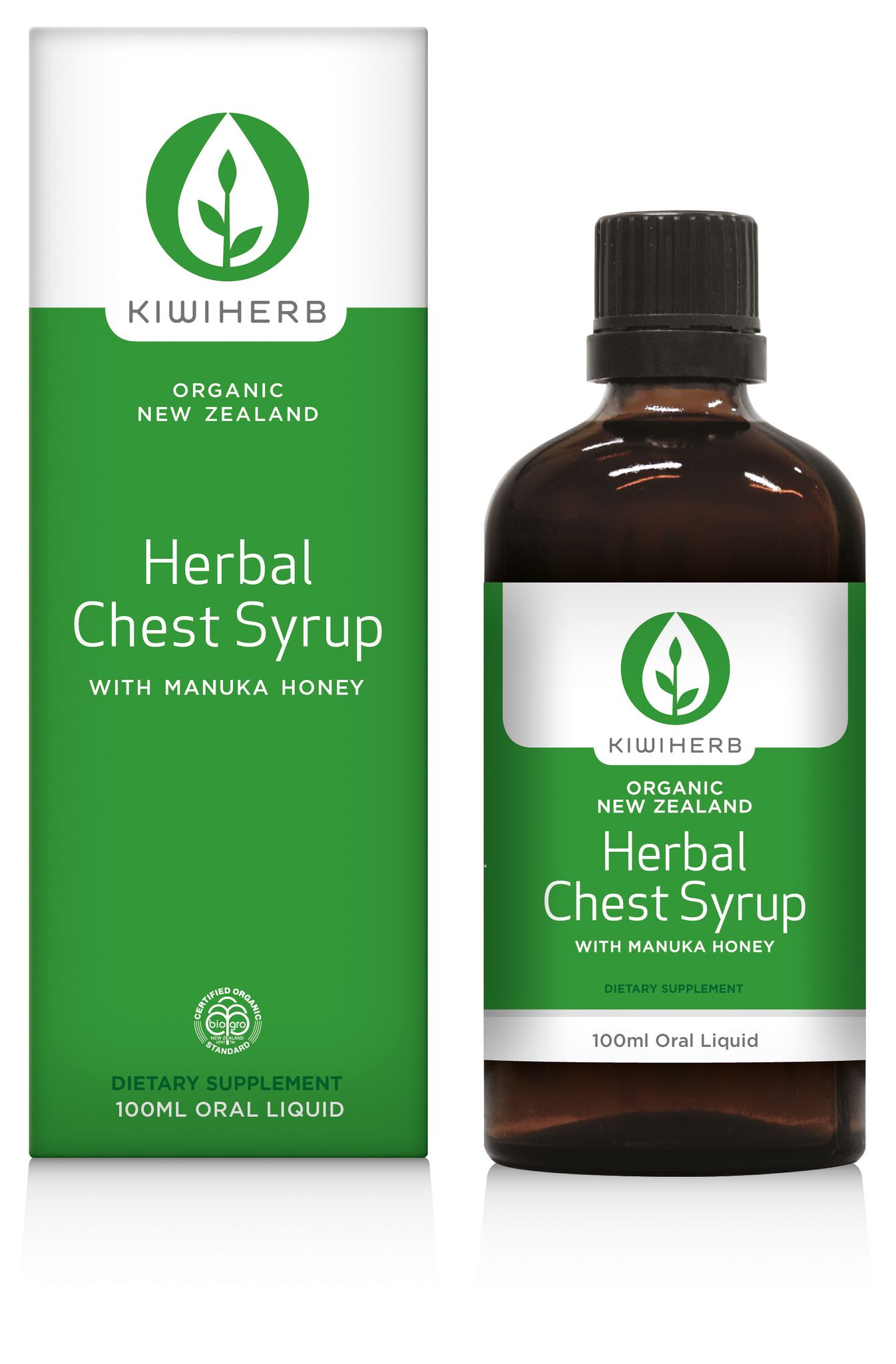 Kiwiherb Adult Herbal Chest Syrup 100ml