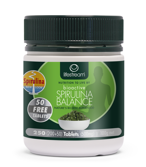 Lifestream Bioactive Spirulina Balance 250 Tablets