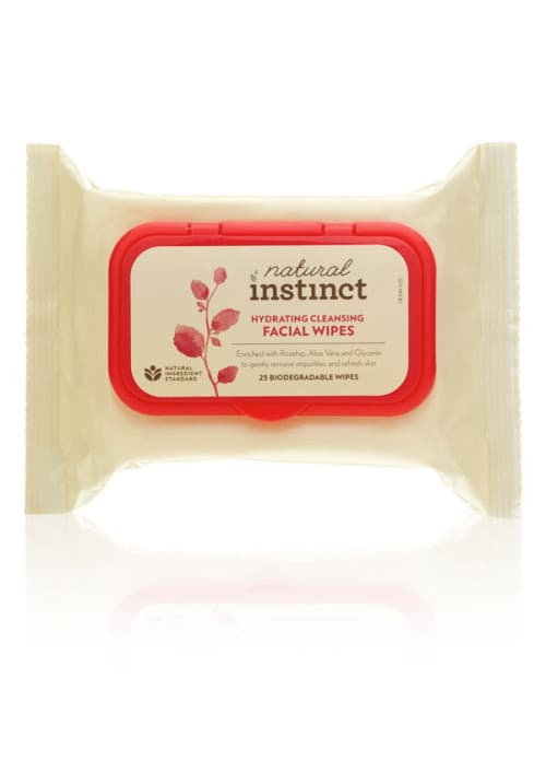 Natural Instinct Cleansing Facial Wipes 25