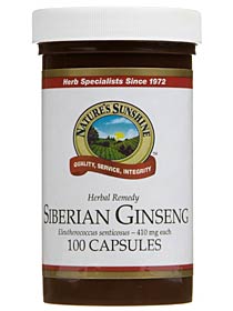 Nature's Sunshine Siberian Ginseng 100 Capsules