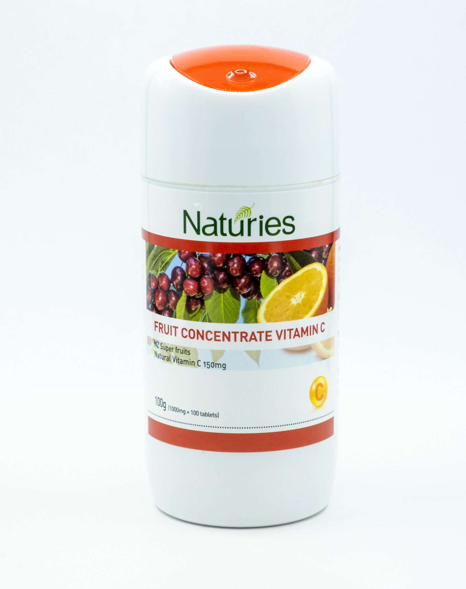 Naturies Fruit Concentrate Vitamin C 100 Tablets