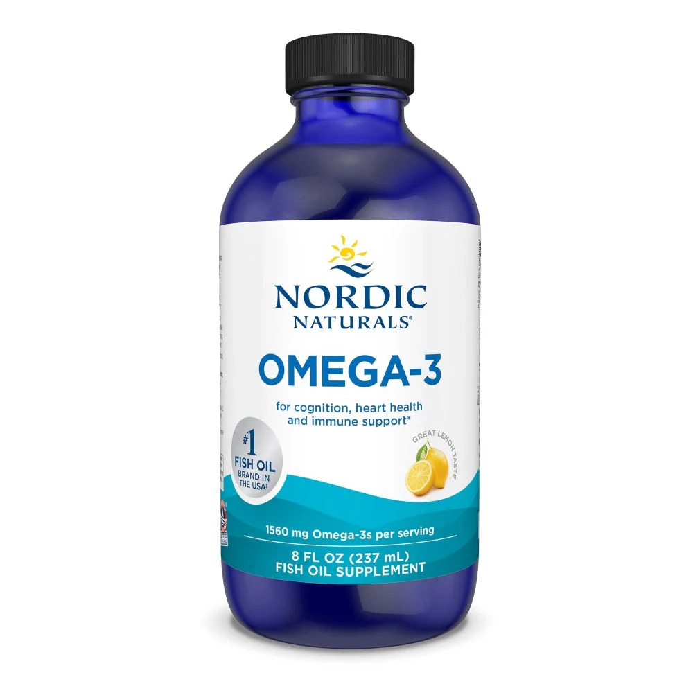 Nordic Naturals Omega 3 Liquid Lemon 237ml