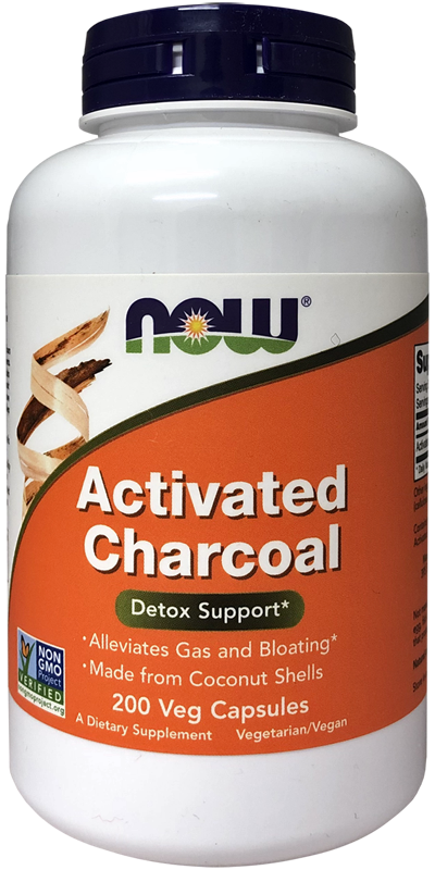 Now Foods Activated Charcoal 200 Capsules