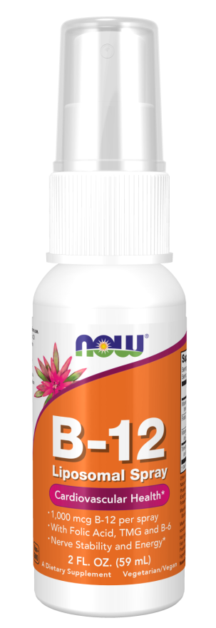 Now Foods B12 Liposomal Spray 1000mcg 59ml