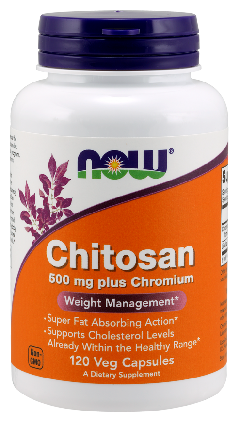 Now Foods Chitosan 500mg 120 Capsules