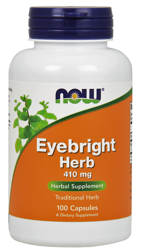 Now Foods Eyebright Herb 410mg 100 Capsules