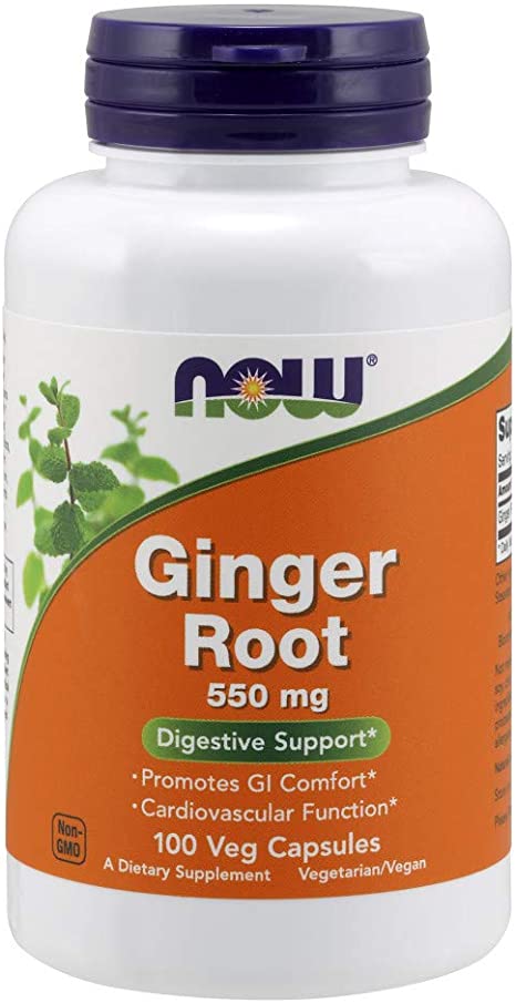 Now Foods Ginger Root 550mg 100 Capsules