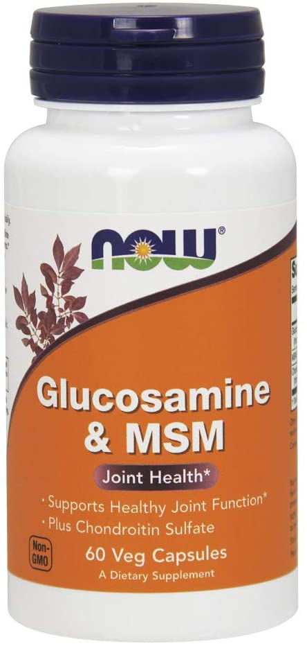 Now Foods Glucosamine & MSM 60 Capsules