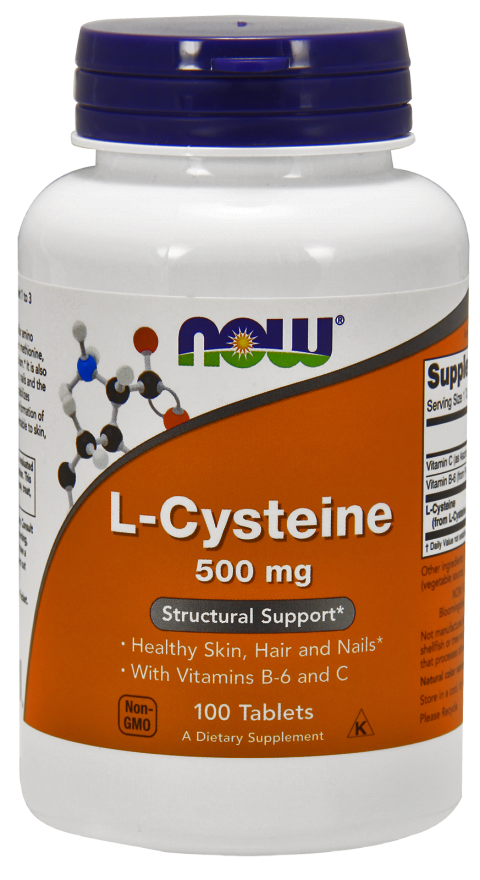 Now Foods L-Cysteine 500mg 100 Tablets